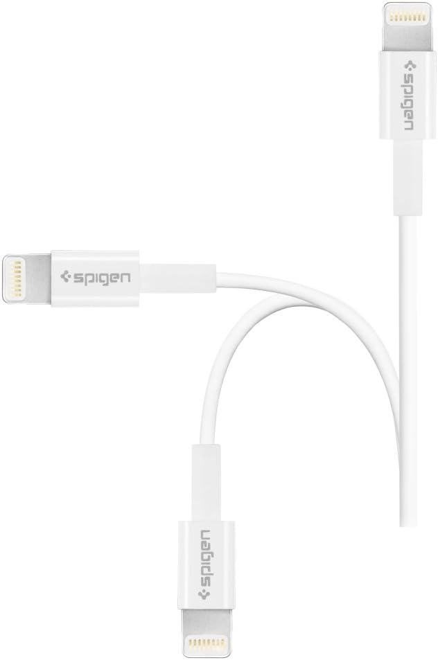 Spigen C10LS Apple Certified Lightning to USB Cable Four Pack 3.3 Feet (1 Meter) for Apple iPhone X / 8/8 Plus / 7/7 Plus / 6S / 6S Plus & More