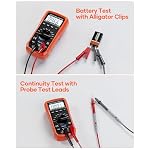 Crenova MS8233D Multimeter TRMS 6000 Counts Auto-Ranging Live Wire NCV - Image 6