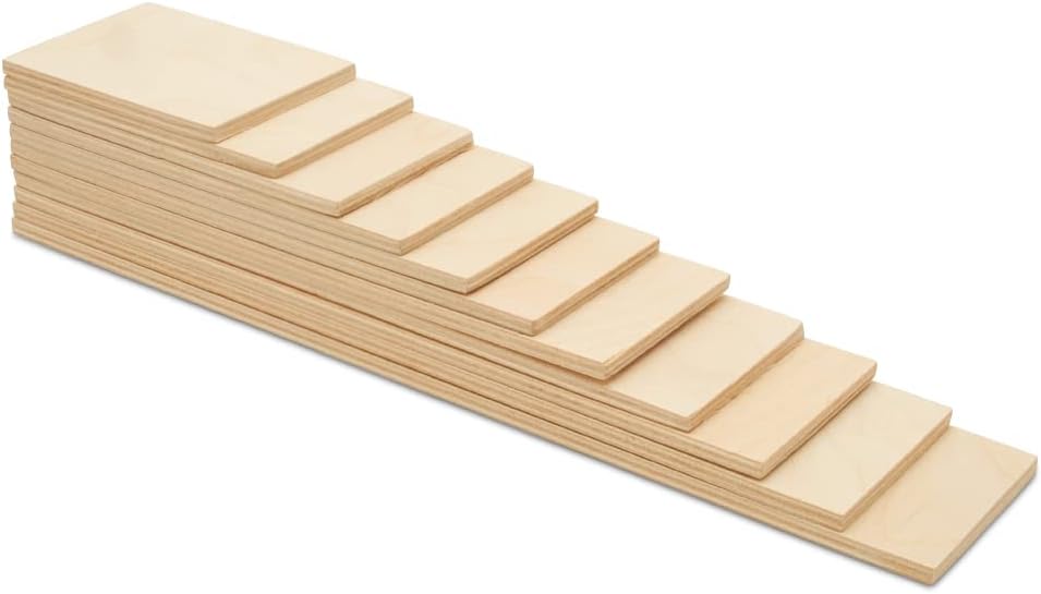 Wooden Rainbow Building Boards, 1 Set of 11 DIY Rainbow Slats for Open-Ended Play and Skill-Building, by Woodpeckers
