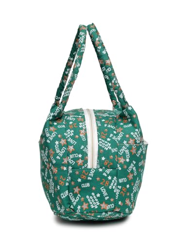 Image of ENSAC Women's Printed Fabric Handbag | Trendy Shoulder Bag for Daily Use | Lightweight, Spacious & Stylish Purse for Office, Shopping, & Travel