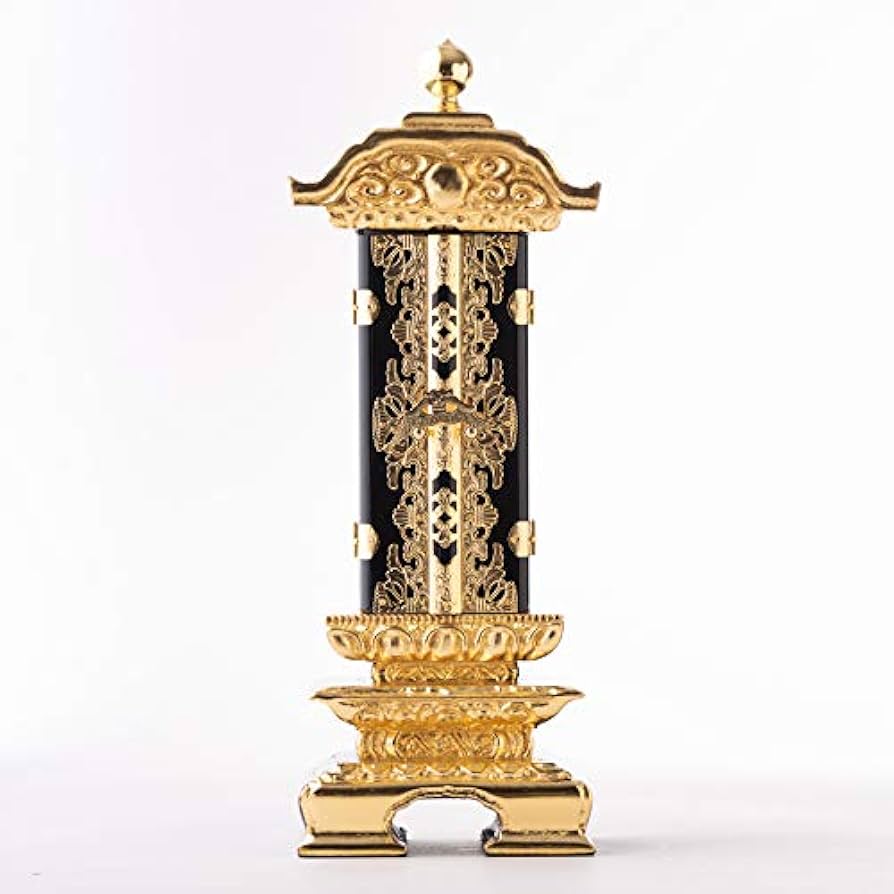Amazon｜国産品 ハセガワ仏壇 二重回位牌 4号 純前金 中板9枚入