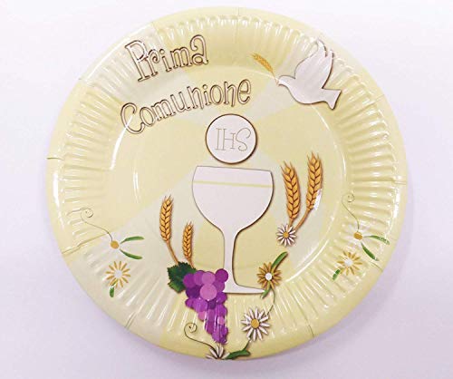 Takestop® SET 36 PEZZI PIATTI PIATTO DI CARTA 18CM...