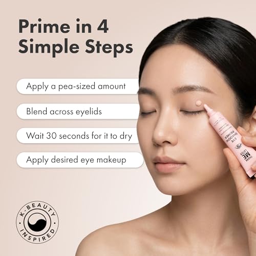 Elizabeth Mott Thank Me Later Eye Primer - Long-Lasting, Eyeshadow Primer Base for Oily Lids & Crease-Free Wear - Smudge-Proof, Lightweight, Cruelty-Free - 10g
