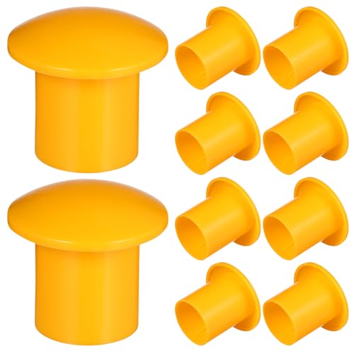 Couvre-champignon jaune résistant OUNONA pour rebar caps de chantier