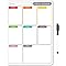 TS Agnetic Onthly Planner And Dry Wipe Pen, Fridge Calendar Whiteboard For Eal Prep, Notes - View #5