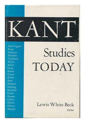 Kant Studies Today B000K7Q1XS Book Cover