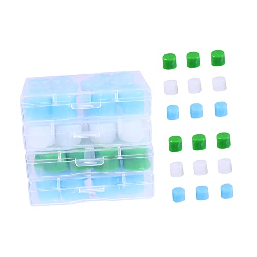 minkissy Silicone Earplugs 24 Pairs Noise Canceling High Fidelity for Work Shooting and Sleeping Water Resistant Earplugs for Swimming