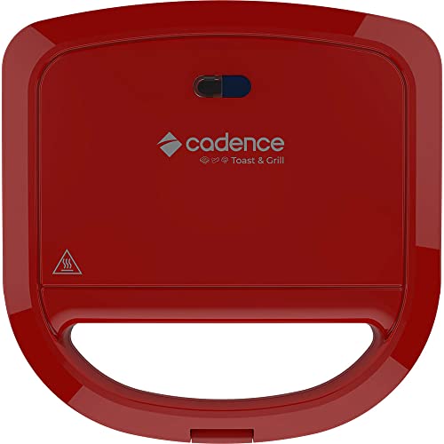 Sanduicheira Minigrill Cadence Colors Vermelha 220V - SAN261, Modelo: SAN261-220V