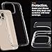 Spigen for iPhone 16 Pro Max Case, Ultra Hybrid [No Magnet Ring][Anti-Yellowing] - Crystal Clear