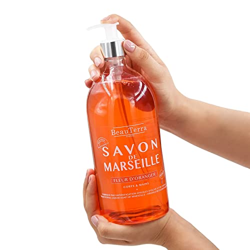BeauTerra - Sapone di Marsiglia Liquido 1L - Fiore...