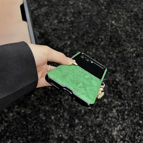 Étui Galaxy Z Flip6 gris serpent pour vos sorties avec dragonne - 4