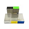 Yuejizhe Lot de 5 blocs de ponçage diamantés pour poncer le marbre, le carrelage, la pierre, la céramique, le verre
