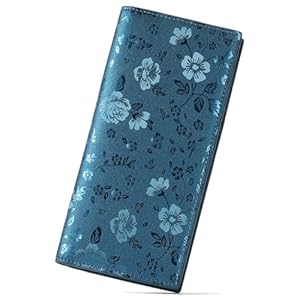 SENDEFN Dünne Geldbörse Damen, Echtes Leder Klein Portemonnaie Damen, RFID Schutz Dünn Clutch für Frauen mit 11 Kartenfächer und Reißverschluss Münzfach