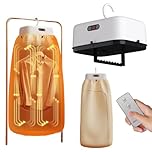 Portable Clothes Dryer - Electric Mini/Compact Dryer for Apartment, RV, Travel - Small Quiet Fast-Drying Machine with Adjustable Timer & Hassle-Free Setup,UV Sterilization,With Cover