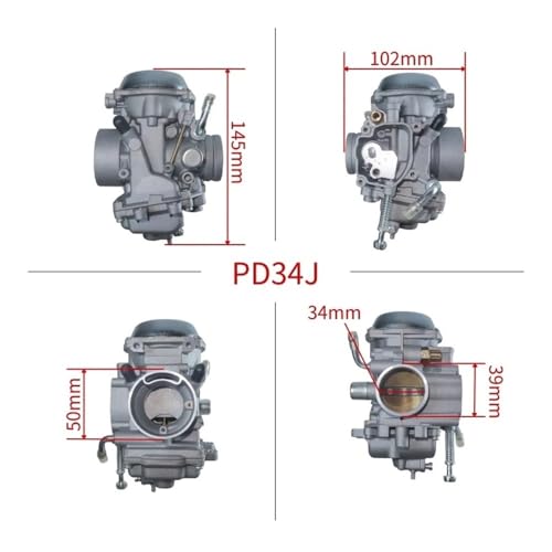 Carburateur PD34J pour quad 400 et UTV - Pièce moteur 4 temps