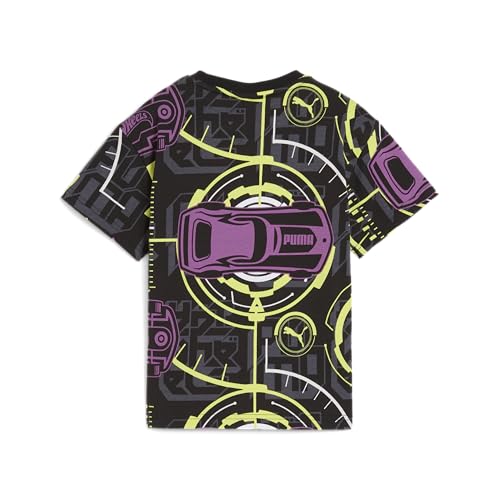 Image of PUMA boys Short Sleeve Cotton Graphic T-shirt, Crewneck