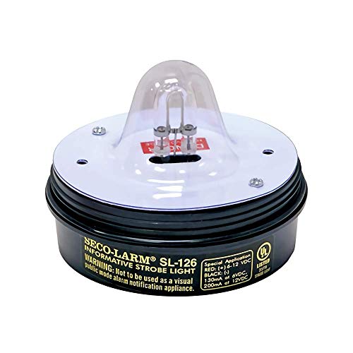 Seco-Larm Sl-126Q/C Clear Strobe Light; For 6 To 12V Use, Easy 2-Wire Installation, 300 Hours Of Rated Life Span, High-Impact Resistant Acrylic Lens And Case, 100000 Candle Power, Pack Of 2 #TOP1