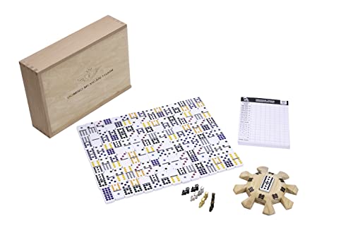 Mexican Domino Train D12 Deluxe juego de mesa miniatura 5