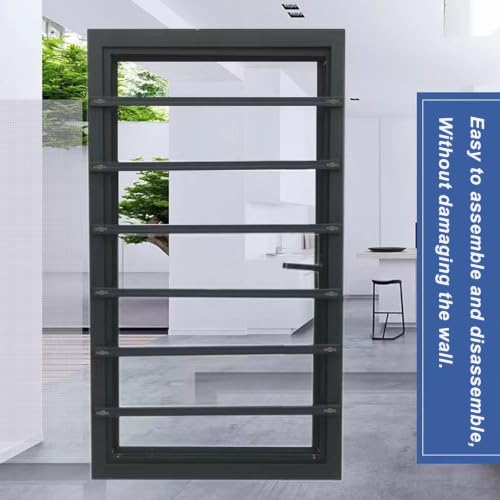 Tiras protectoras de ventanas diy blanco con tubo de aluminio desmontable 8