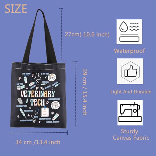 TIIMG Veterinary Tech Gift Veterinarian Tote Bag Vet Med Gift Veterinarian Graduation Gift2