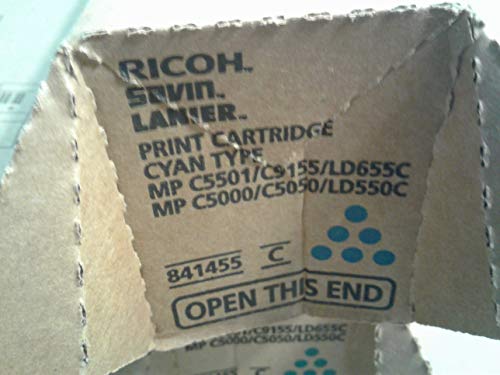 New Genuine Ricoh MP C5501/ 4501 / 5000 Yellow Toner EDP Code 841453