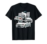 Alte deutsche Klassische Autos E46 Drifting Tuning Shirt T-Shirt