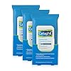 Cetaphil Face and Body Wipes, Gentle Skin Cleansing Cloths, 25 Count, Pack of 3, for Dry, Sensitive Skin, Flip Top Closure, Great for the Gym,Travel, in the Car, Hypoallergenic, Fragrance Free