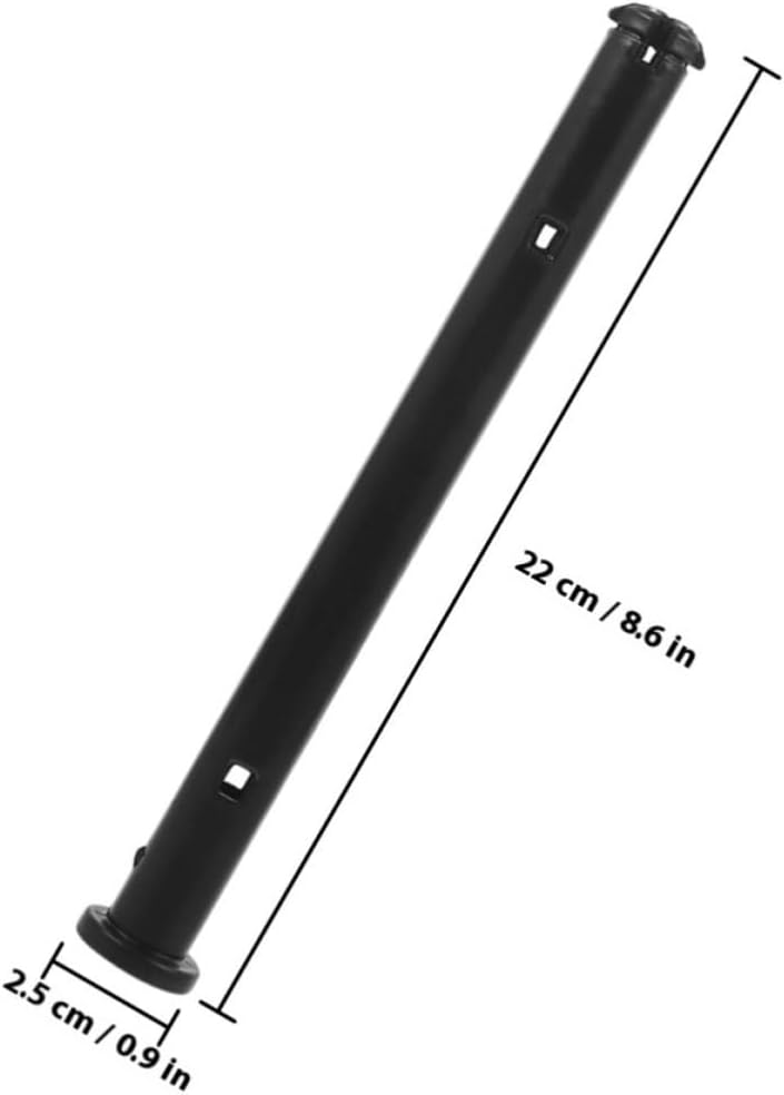 6pcs Plastic Trash Can Lid Hinge Pins for Outdoor Plastic Trash Can and Sanitation Bin, Flexible Design with Complete Functionality, Suitable for Yard and Outdoors Use, Black Color