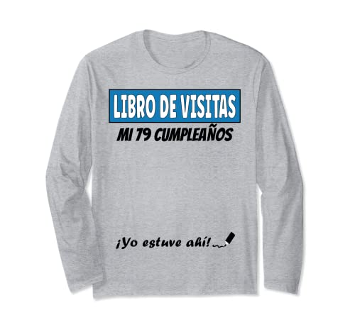 Libro De Visitas - 79 Años Cumpleaños Divertido Regalo 1942 Manga Larga