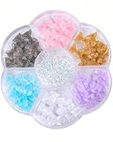 YOCDNOV 1 Scatola Fiocchi Colorati - pper Unghie Decorazione Fai da Te Gemme Pietre Strass per Unghie Decorazione per Unghie artistiche Pietre per Gioielli Fai da Te Strass Unghie (fiocco colorato)