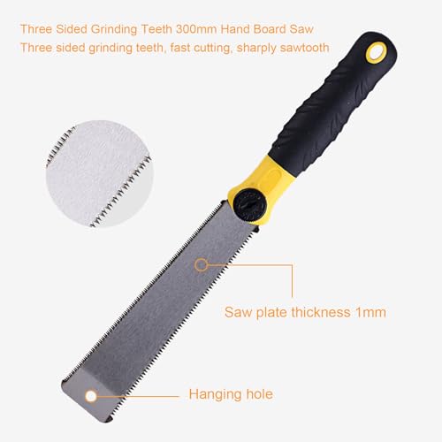 Kit de Scie à Main avec Boîte à Onglets Multi-angles pour Bois - 6