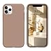 Produktbild DOMAVER Liquid Silikon Hülle für iPhone 11 Pro, Handyhülle iPhone 11 Pro 5.8'' Case Ultra Dünne Rundumschutz mit Weichem Microfiber-Innenfutter Stoßfeste Kratzfest Schutzhülle, Braun