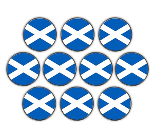 DA VINCI 1 Inch Flag of Countries Metal Golf Ball