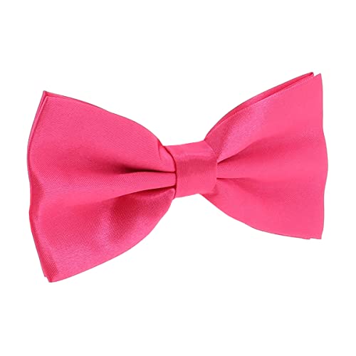 cravateSlim Noeud Papillon Rose fushia - Noeud Papillon Homme Couleur Uni - Accessoire Chemise et Costume - Mariage, Cérémonie