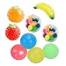 Ububiko 9PCS Squishy Anti estrés Bolas, Adhesivas powerball Forma de Fruta Pelota antiestres, para Fortalecimiento de Manos y Dedos, Juguetes de descompresión para Adultos niños