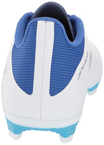 Adidas Unisex X Speedflow.4 Flexible Ground Soccer Shoe, White/Legacy Indigo/Sky Rush, 5.5 Us Men #TOP2