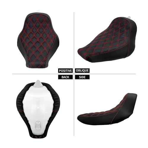 Selle solo basse pour moto Breakout de finition supérieure custom