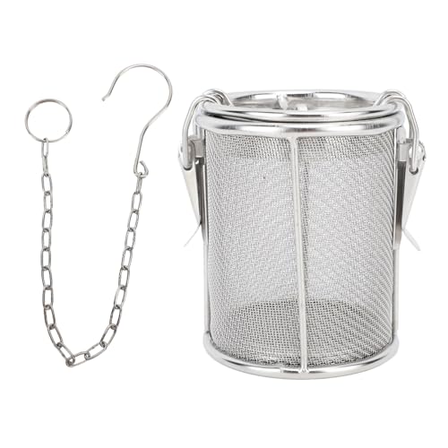 Soup Seasonings Seperation Basket, High Temperature Easy To Seasoning Filter Extra Fine Mesh for Kitchen (Small)