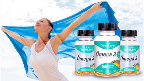 Ômega 3 Óleo De Peixe 1000mg 120 Cápsulas Epa 540 Dha 360