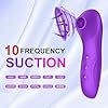 HUANXA Cliter.ou.s Su.cking Vibrato.r.s.s Vibrabra.t.e.r Vibratorter Women A.dults Toys Vibrat.o.rs S.ex Toys4Women Toys4couples, Vibrantoror for Men & Women 10 Mode (Purple-02) #3