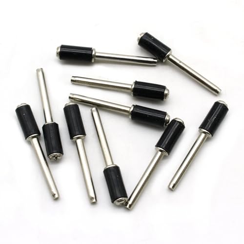 Tmax 73422 10 Pc 1/4 Inch Rubber Mandrel Sand Drum Holder 1/8 Inch Shank thumb #2