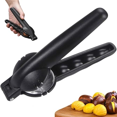 YANXINKE Châtaignes Pinces Casse,Pince à Chataignes,Multifonctionnels Clip,Casse Châtaigne Manuel,Inoxydable Pince à Châtaignes,Ouvre Chataigne,Coupe Chataigne,Outil Cuisine pour Châtaignes