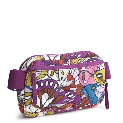 Image of Vera Bradley Women's Woodward Small Belt Bag - Featherweight, Flutter, One Size