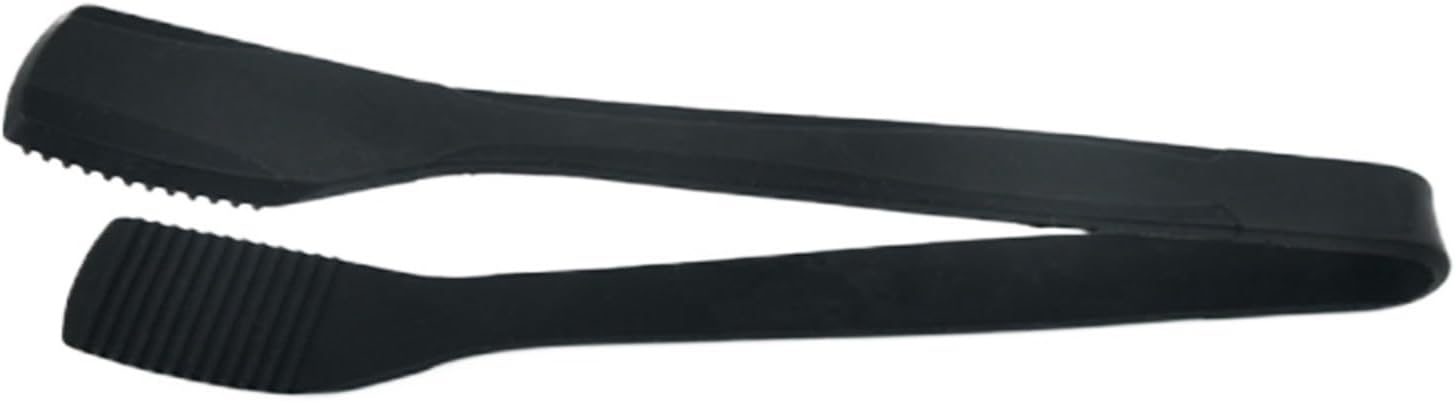 Grill Tongs BBQ Tongs Silicone All-Inclusive Anti-scalding Barbecue Clips Food Clips Steak Clips Baking Bread Clips Grill Tongs for BBQ(Black)