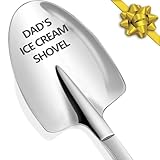 Personalized Dad's Ice Cream Shovel - Funny Engraved Stainless Steel Fathers Day Gift