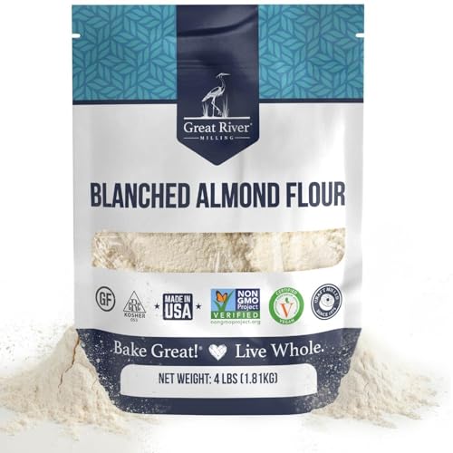 Great River Milling Blanched Almond Flour | Finely Ground Gluten ...