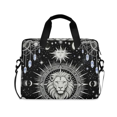 Funda para portátil de 15.6 pulgadas con asa y correa negra miniatura 1