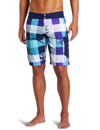 Diesel Short DE Bain Long Deck Bleu