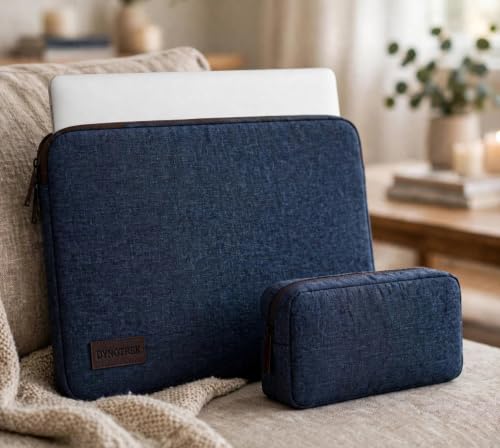 Image of Dynotrek Grade 11.6 12.9 inch Tablet Laptop Sleeve Case, (Denim Blue)