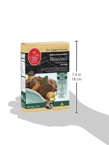 Prima Taste Rendang Curry Sauce Kit, 12.7-Ounce Box